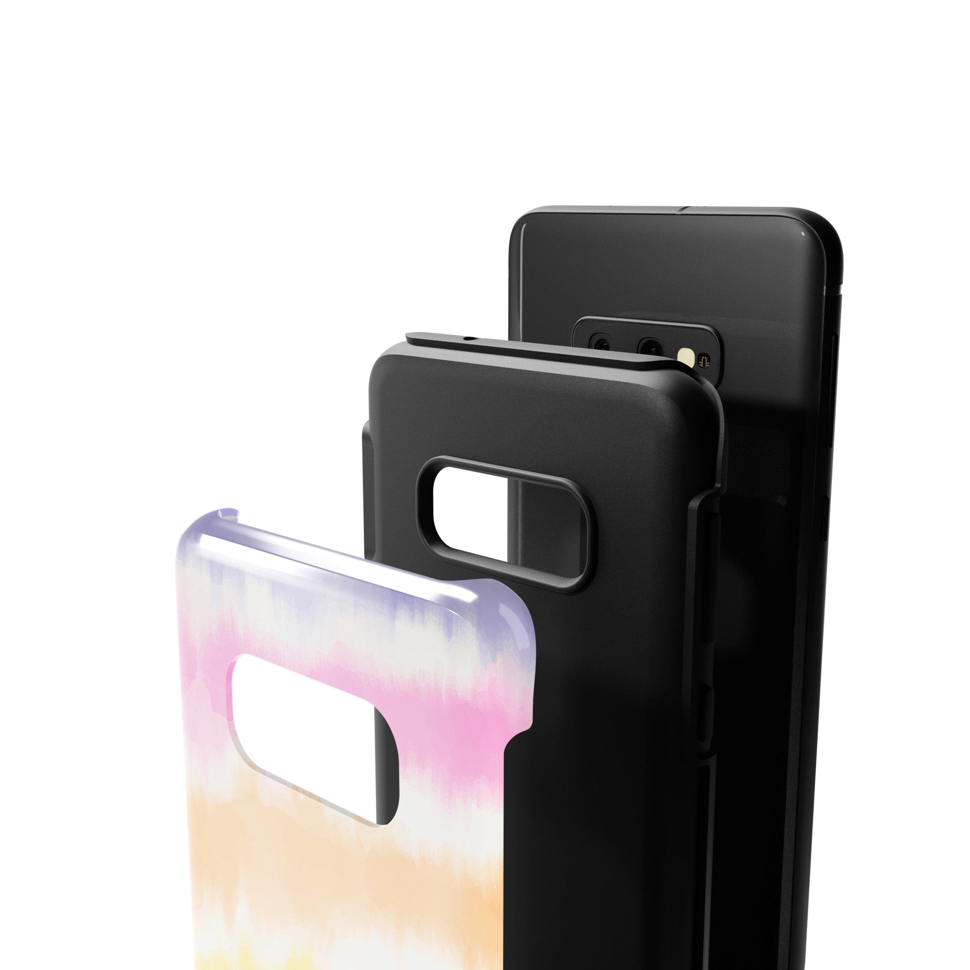 Rainbow Static | Tie Dye Samsung Case Tough for Galaxy S10e 