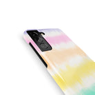 Rainbow Static | Tie Dye Samsung Case Slim for Galaxy S21 Plus