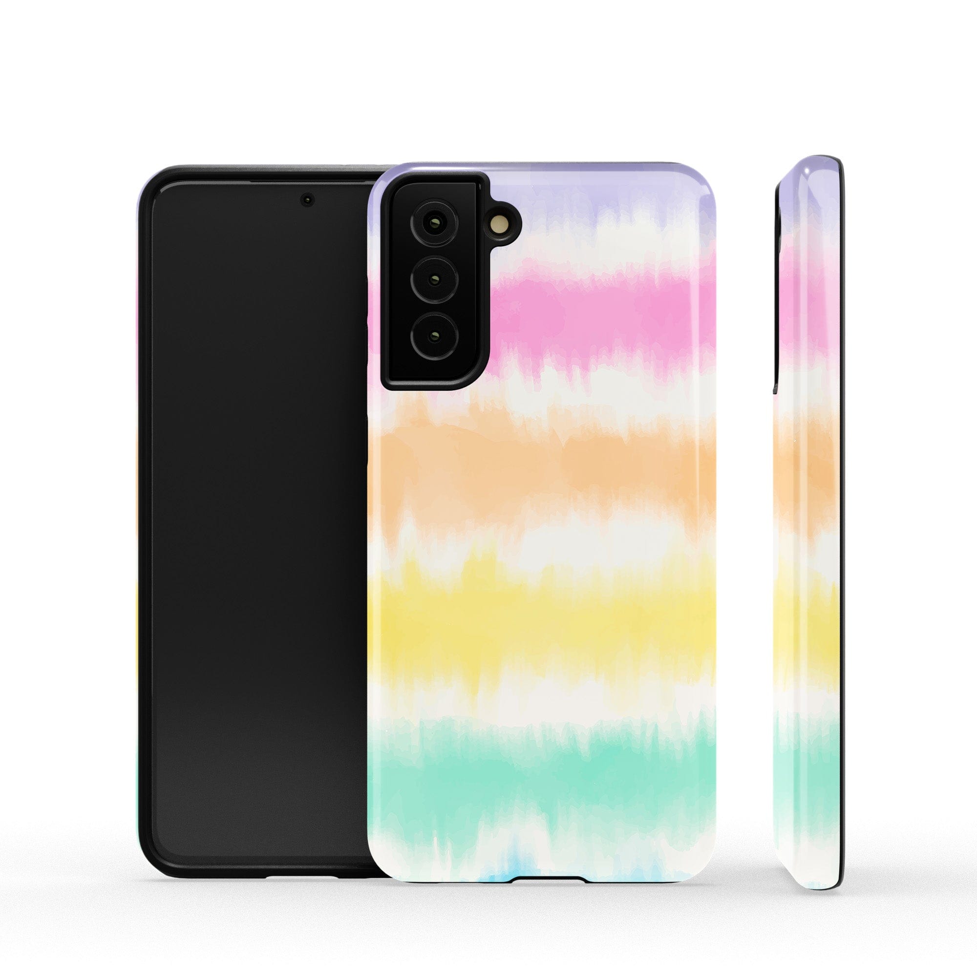 Rainbow Static | Tie Dye Samsung Case Tough for Galaxy S21 Plus