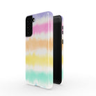 Rainbow Static | Tie Dye Samsung Case Tough for Galaxy S21 Plus