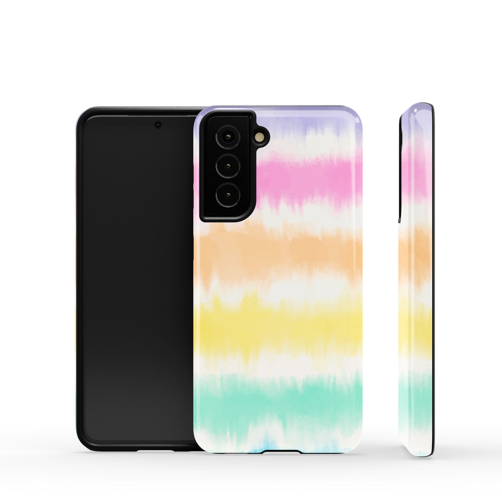 Rainbow Static | Tie Dye Samsung Case Tough for Galaxy S21 