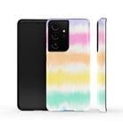 Rainbow Static | Tie Dye Samsung Case Tough for Galaxy S21 Ultra