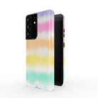 Rainbow Static | Tie Dye Samsung Case Tough for Galaxy S21 Ultra