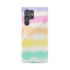 Rainbow Static | Tie Dye Samsung Case Slim for Galaxy S22 Ultra