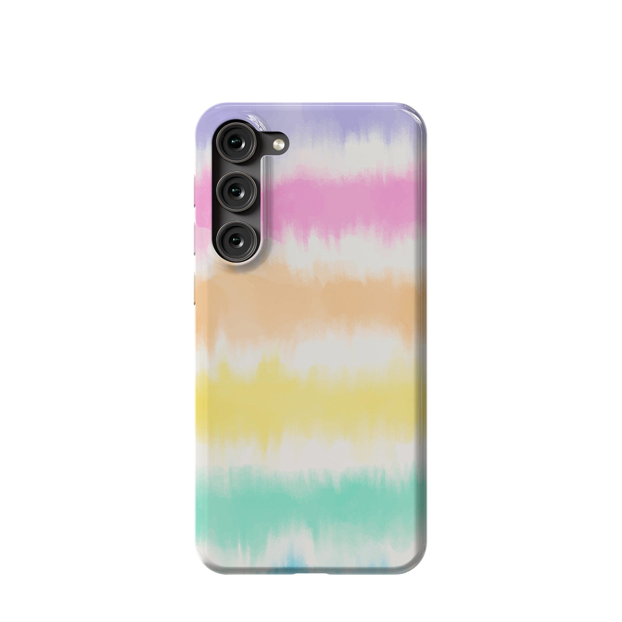 Rainbow Static | Tie Dye Samsung Case Slim for Galaxy S23 Plus