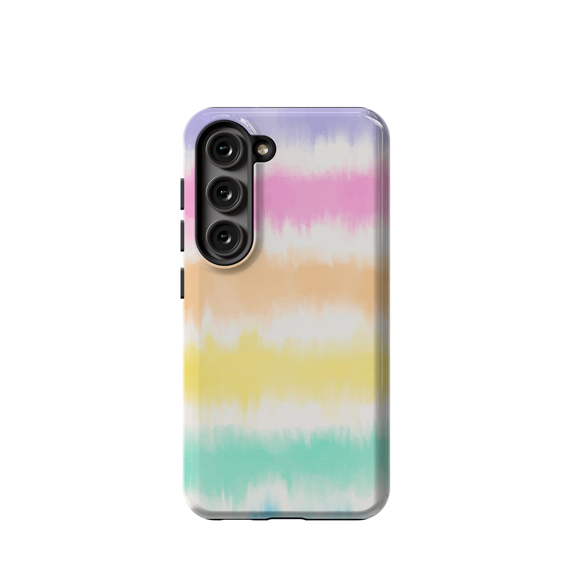 Rainbow Static | Tie Dye Samsung Case Tough for Galaxy S23 Ultra