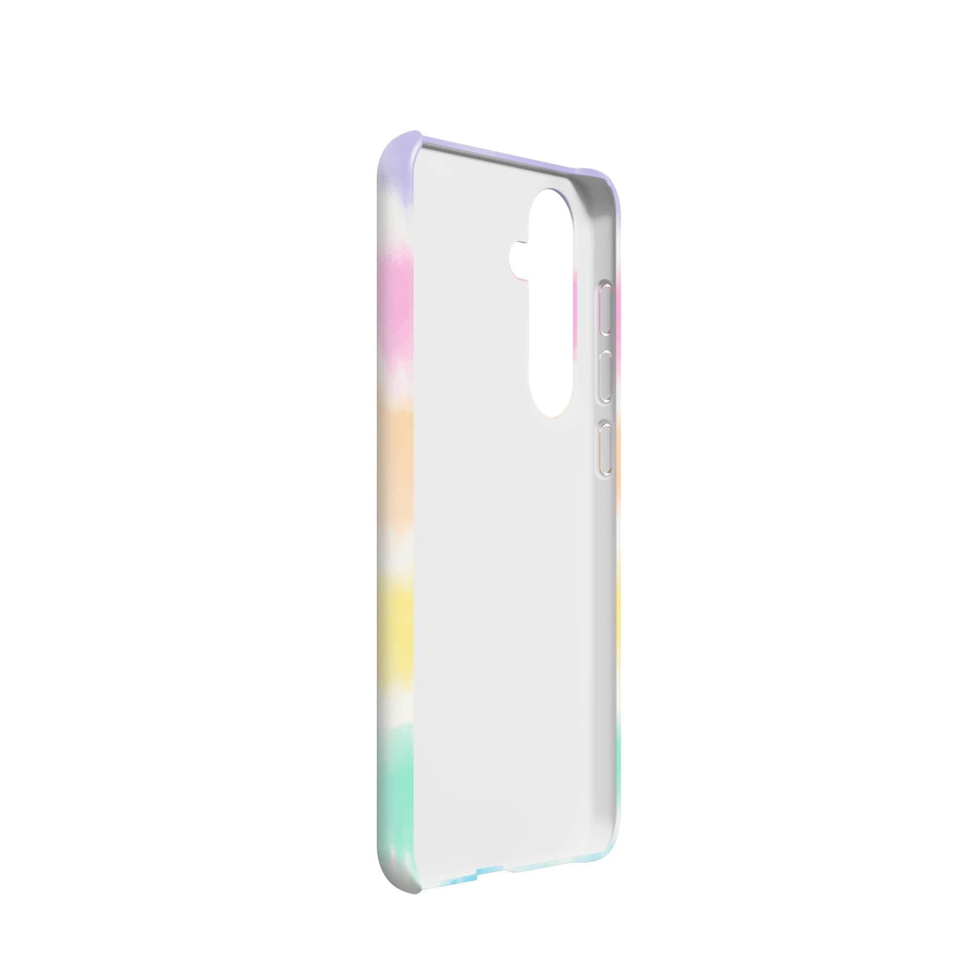 Rainbow Static | Tie Dye Samsung Case Slim for Galaxy S24 Plus