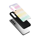 Rainbow Static | Tie Dye Samsung Case Tough for Galaxy S24 Plus