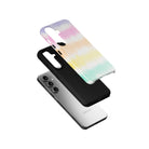 Rainbow Static | Tie Dye Samsung Case Tough for Galaxy S24