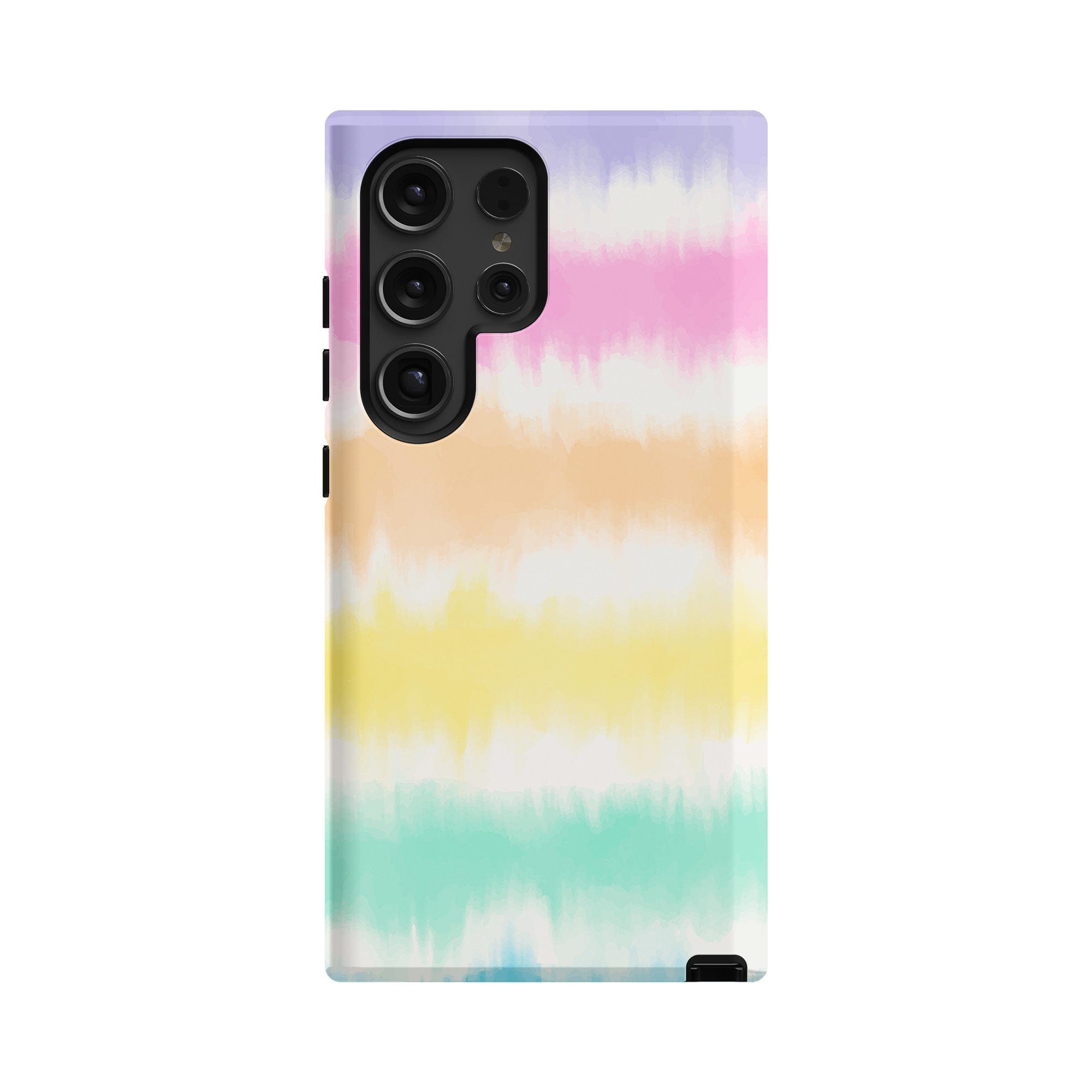 Rainbow Static | Tie Dye Samsung Case Tough for Galaxy S24 Ultra