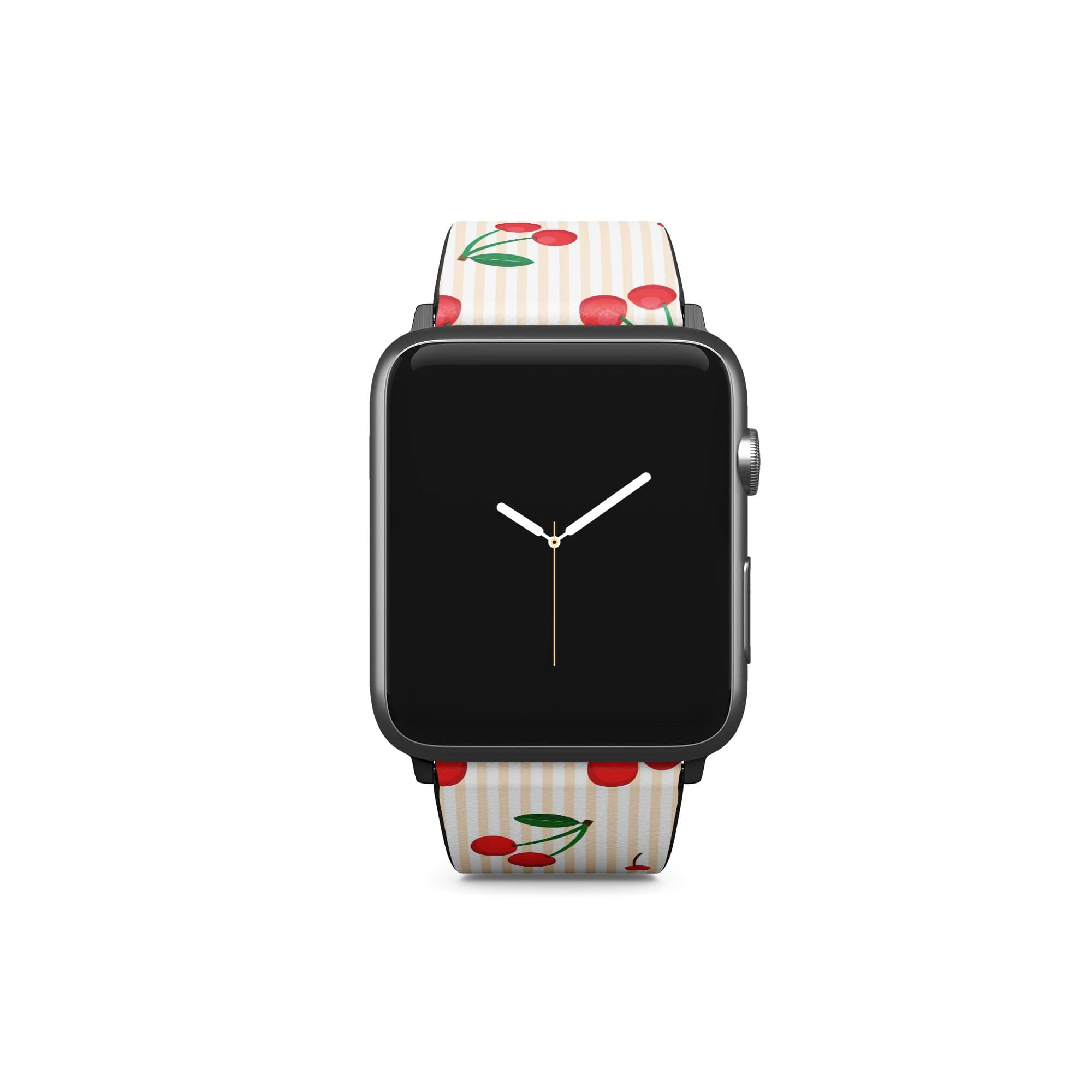 Retro Fruit | Cherry Apple Watch Band for 38/40/41 mm Watch in Black