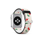 Retro Fruit | Cherry Apple Watch Band for 38/40/41 mm Watch in Silver