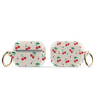 Retro Fruit | Cherry Apple AirPods Case for AirPods 3 & AirPods Pro 1&2 Gold