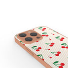 Retro Fruit | Cherry Precious Metals Case in Rose Gold