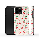 Retro Fruit | Cherry Case Tough for iPhone 13 Pro