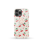 Retro Fruit | Cherry Foldable Phone Grip in White