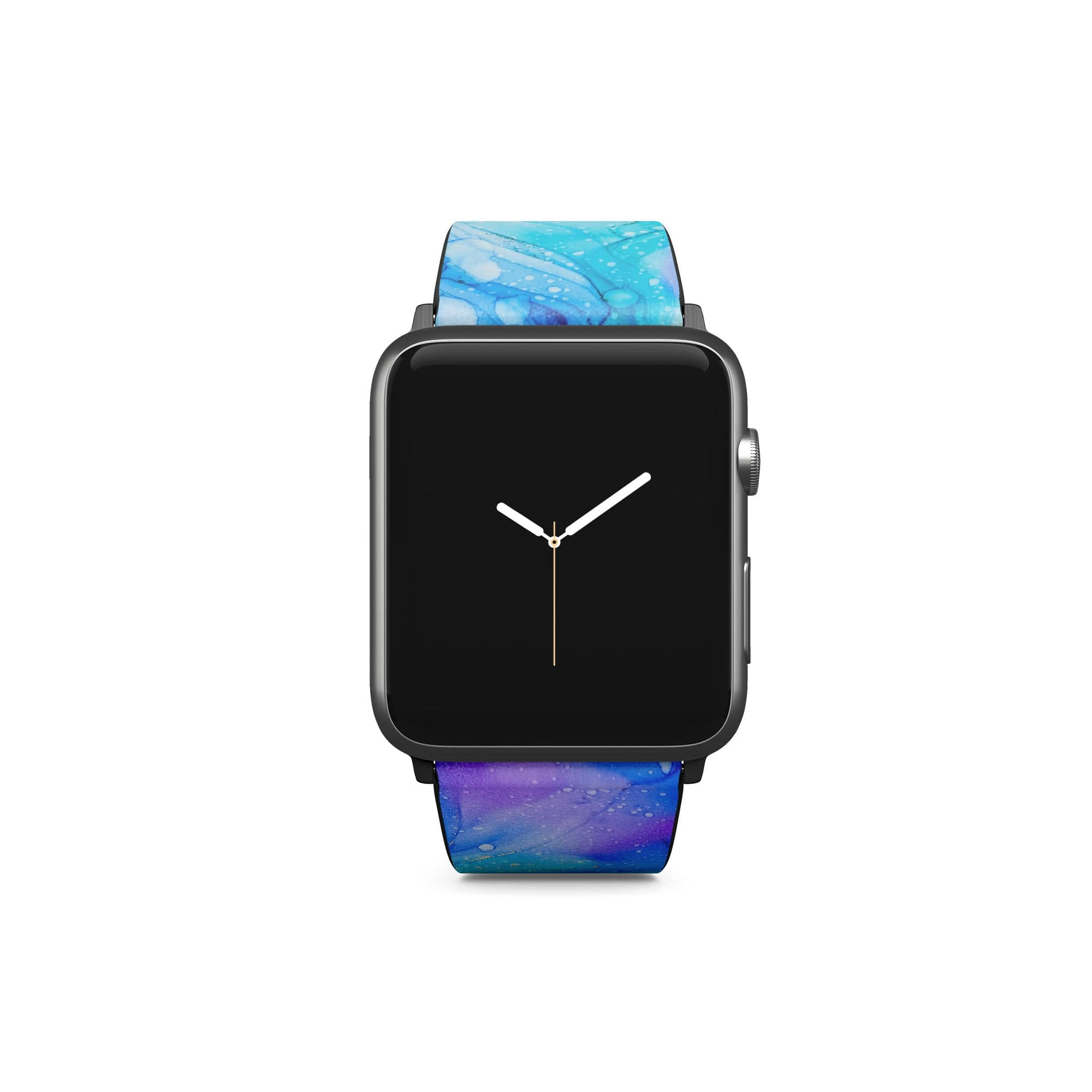 Sea Stranger | Marble Apple Watch Band for 38/40/41 mm Watch in Black