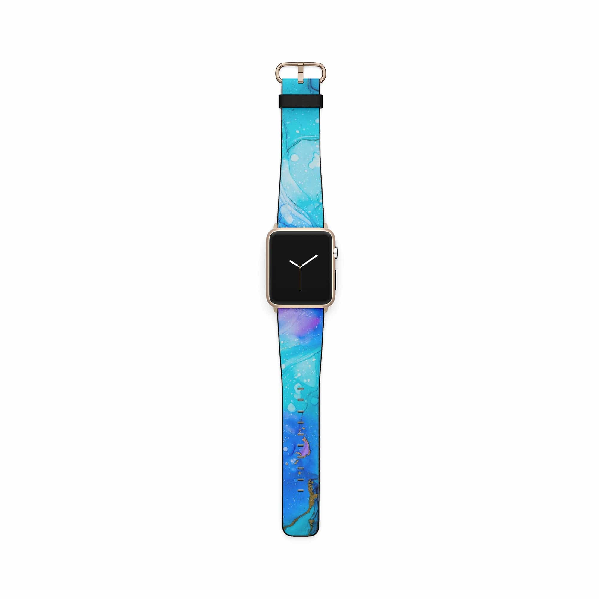 Sea Stranger | Marble Apple Watch Band for 38/40/41 mm Watch in Gold