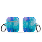 Sea Stranger | Marble Apple AirPods Case for AirPods 1&2 Black