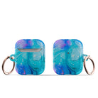 Sea Stranger | Marble Apple AirPods Case for AirPods 1&2 Rose Gold