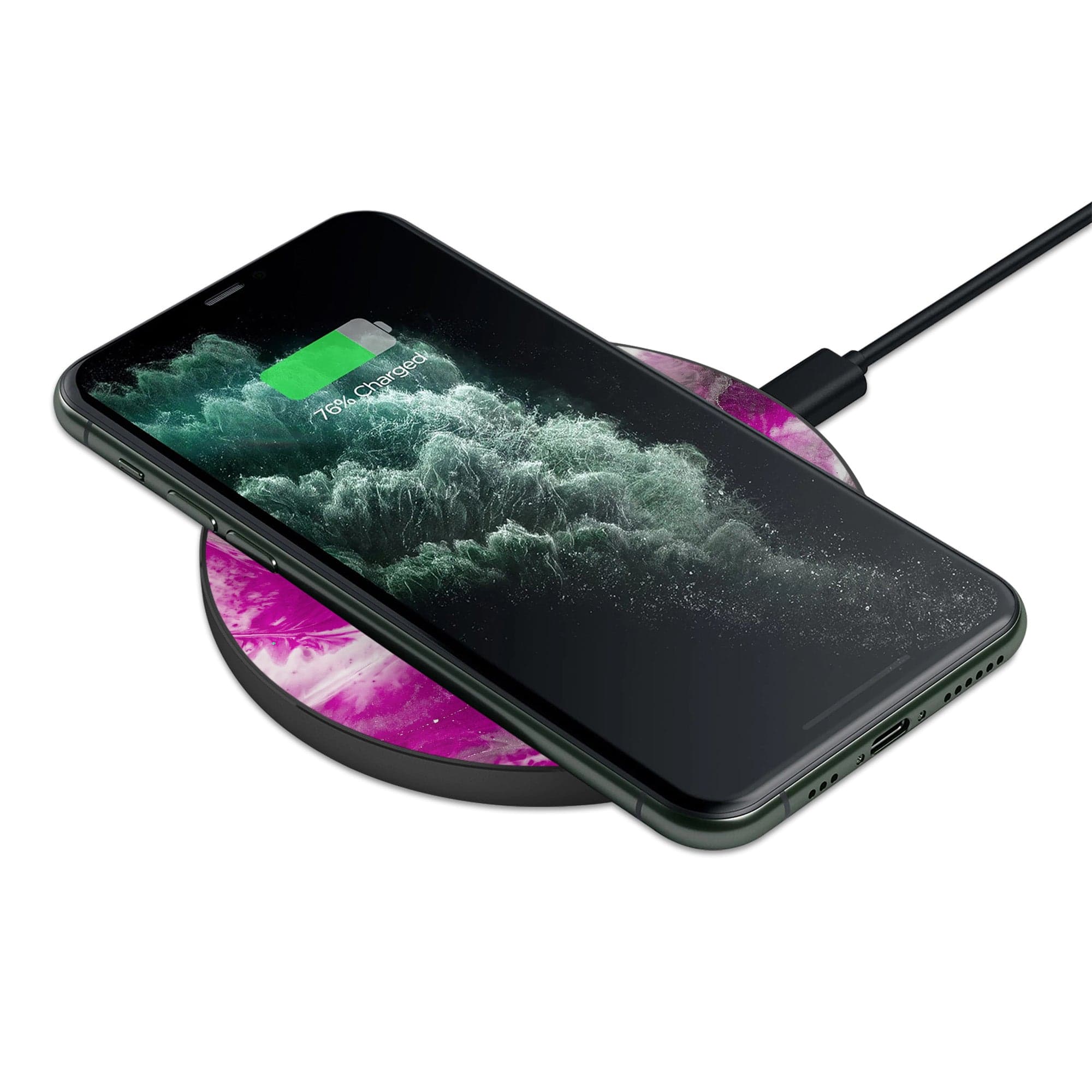 Shore Thing | Marble Wireless Charging Pad in Black