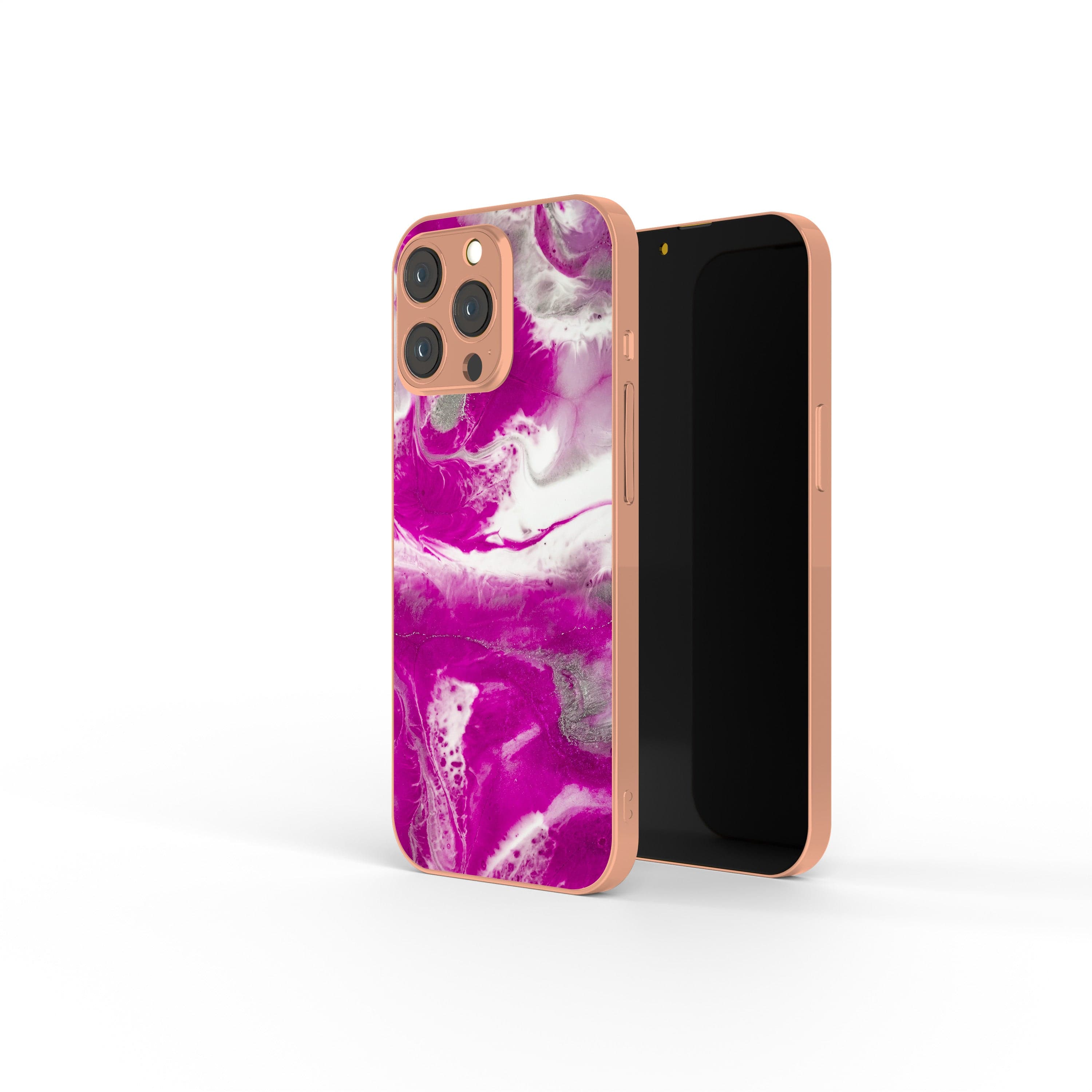 Shore Thing | Marble Precious Metals Case in Rose Gold