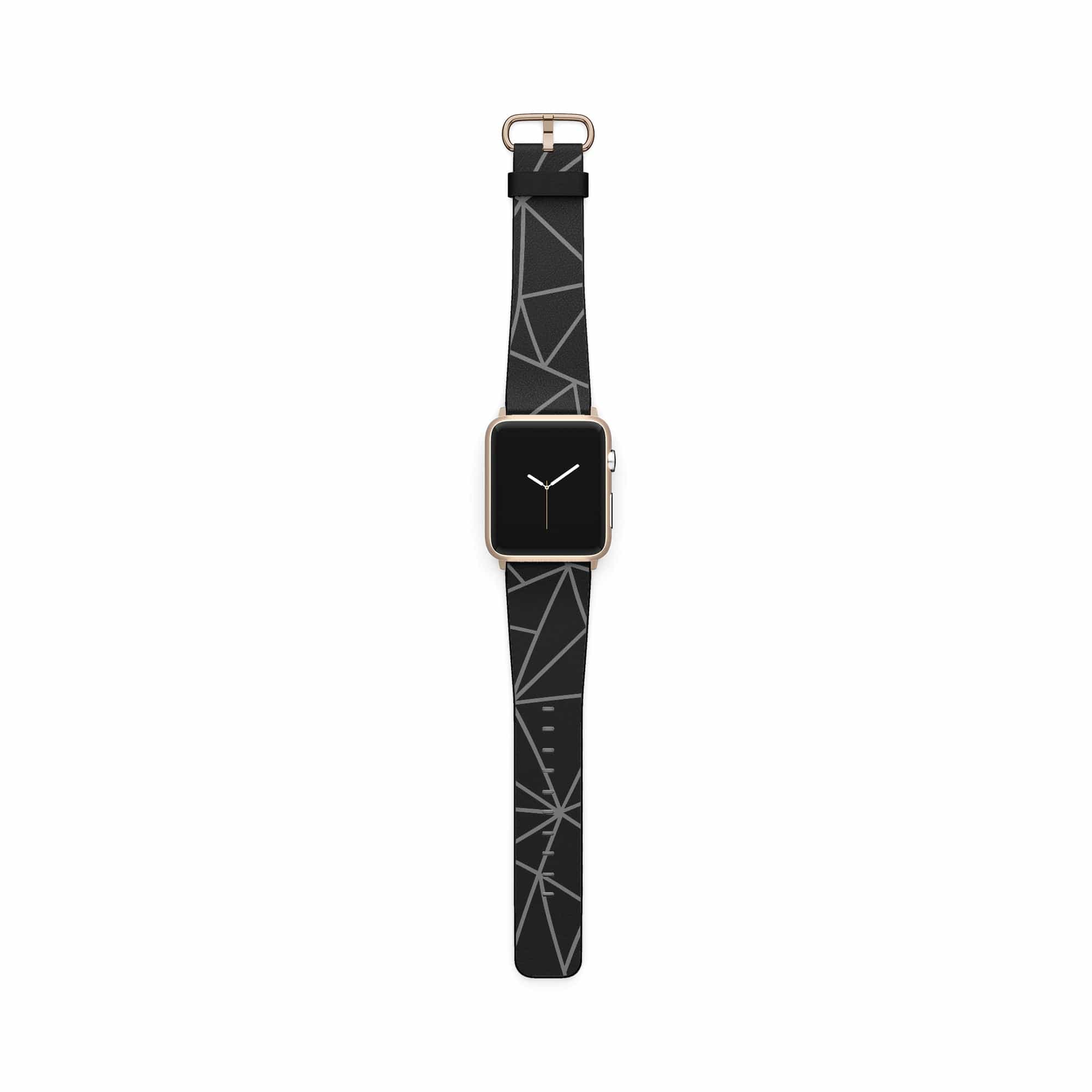 Simple Geometry | Minimalistic Geometrical Apple Watch Band for 38/40/41 mm Watch in Gold