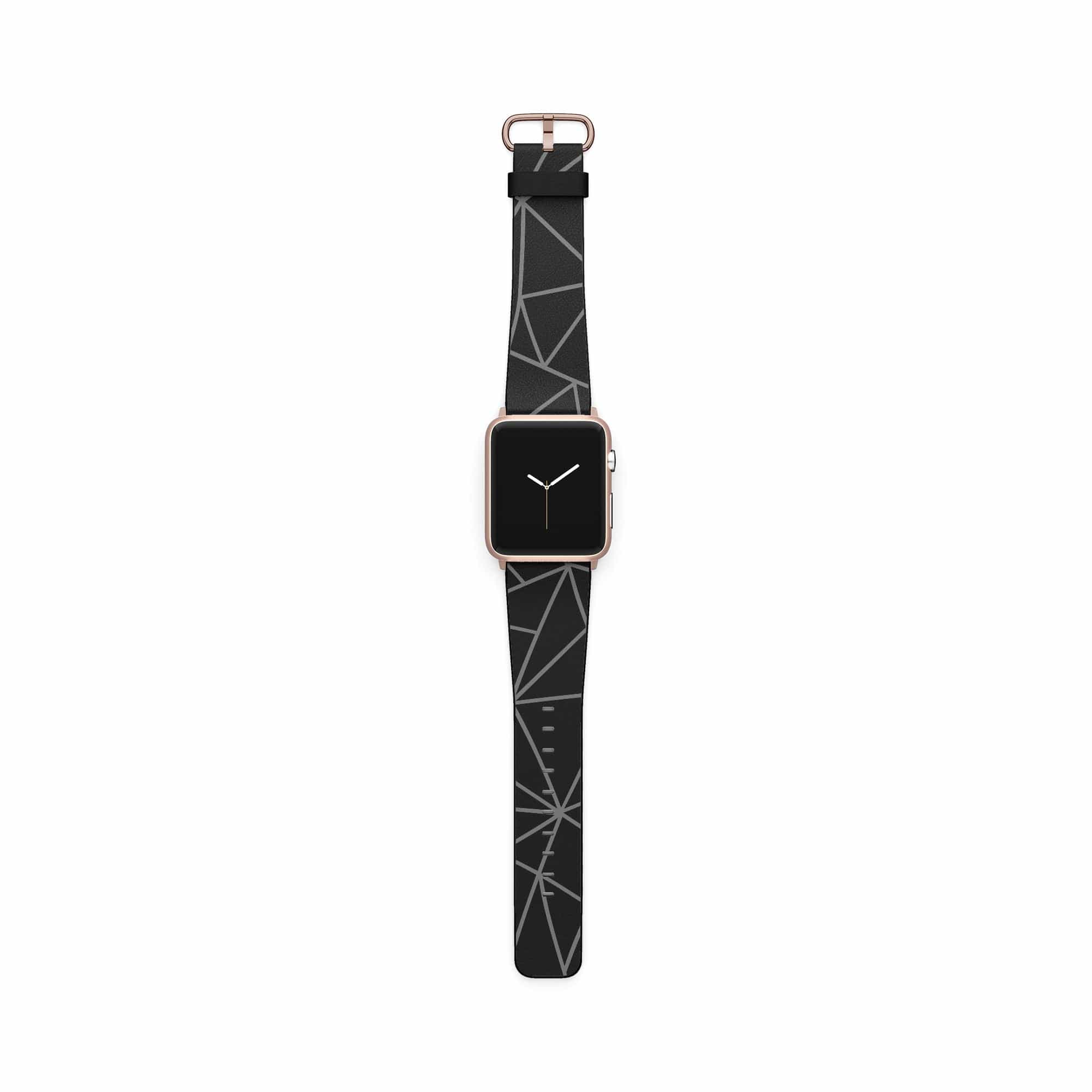 Simple Geometry | Minimalistic Geometrical Apple Watch Band for 38/40/41 mm Watch in Rose Gold