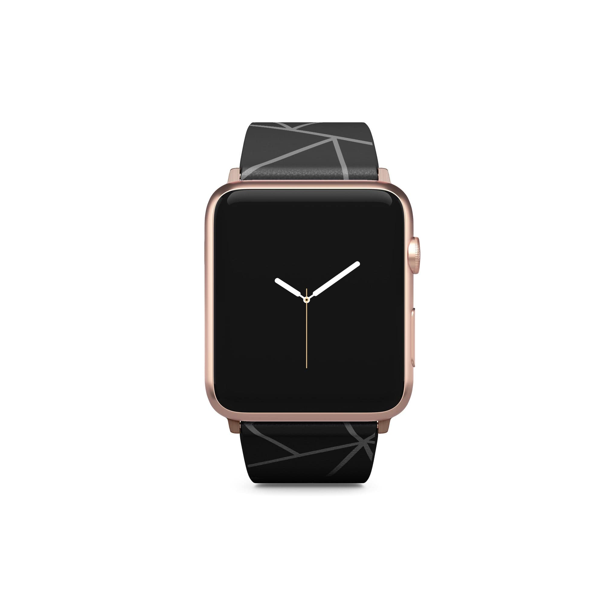 Simple Geometry | Minimalistic Geometrical Apple Watch Band for 38/40/41 mm Watch in Rose Gold