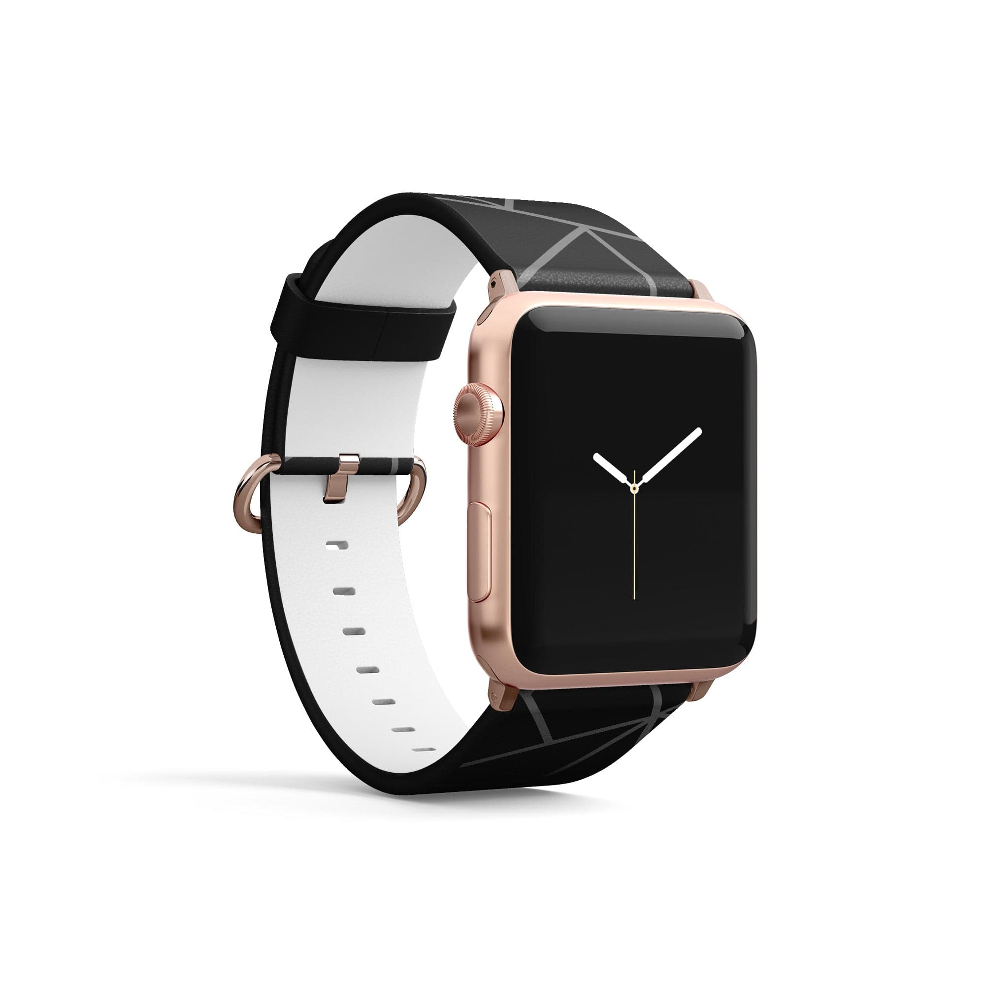 Simple Geometry | Minimalistic Geometrical Apple Watch Band for 38/40/41 mm Watch in Rose Gold