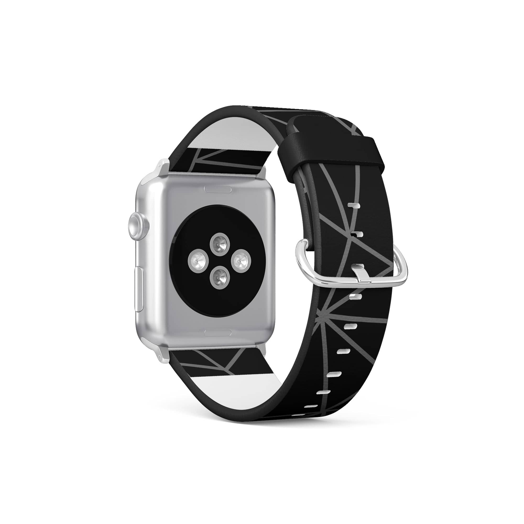 Simple Geometry | Minimalistic Geometrical Apple Watch Band for 38/40/41 mm Watch in Silver