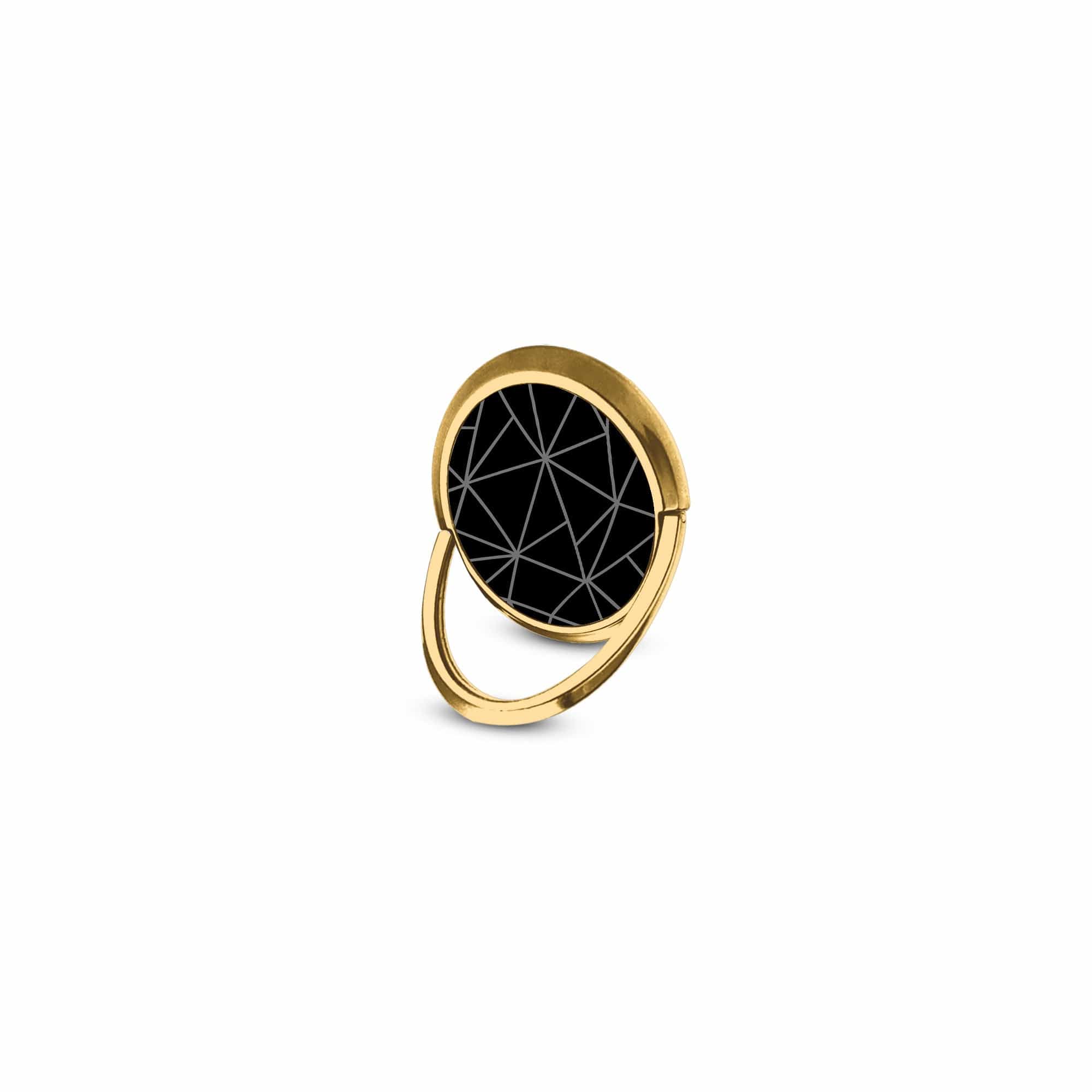 Simple Geometry | Minimalistic Geometrical Ring Holder in Gold