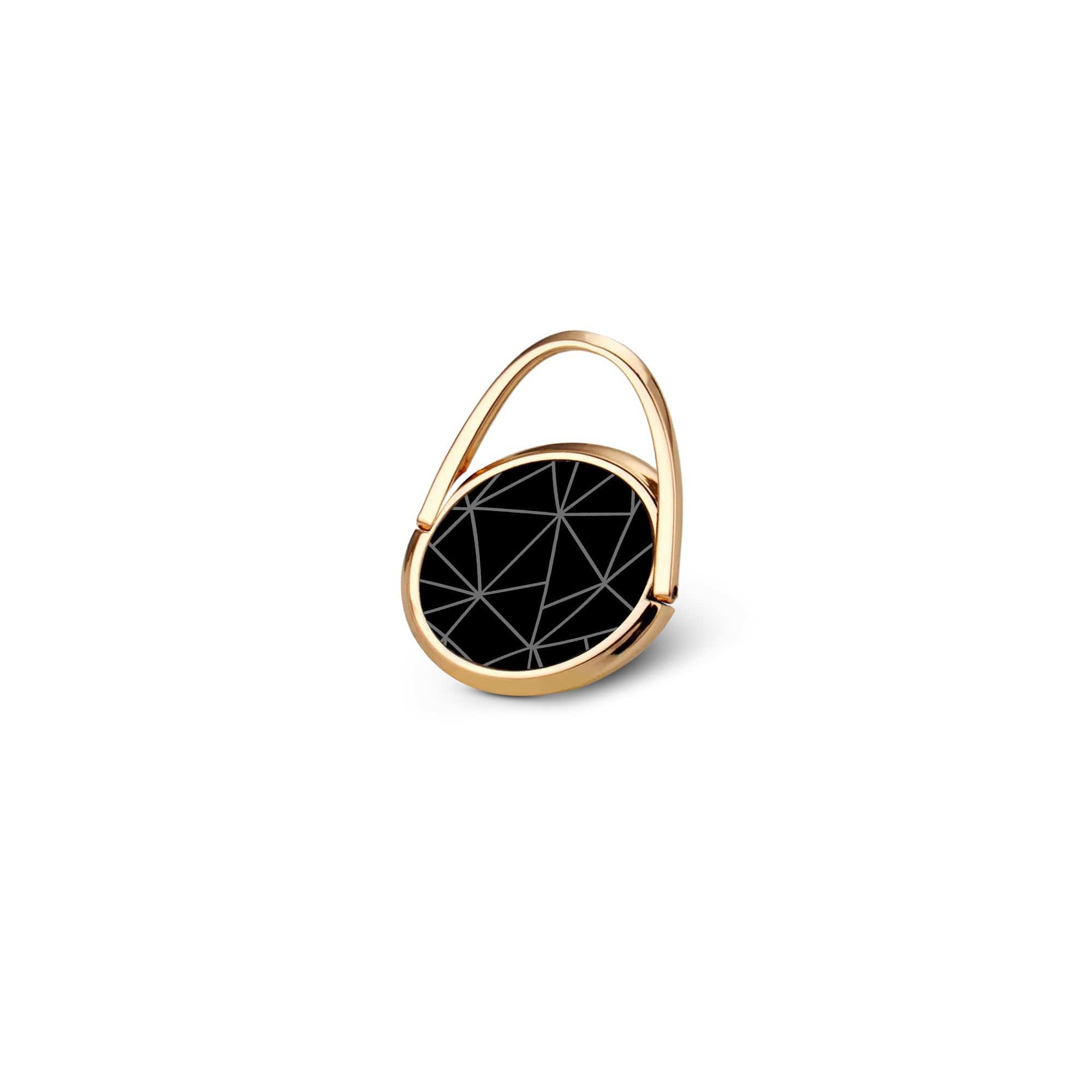 Simple Geometry | Minimalistic Geometrical Ring Holder in Gold