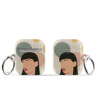 Simply Surreal | Abstract Woman Painting Apple AirPods Case for AirPods 1&2 Silver