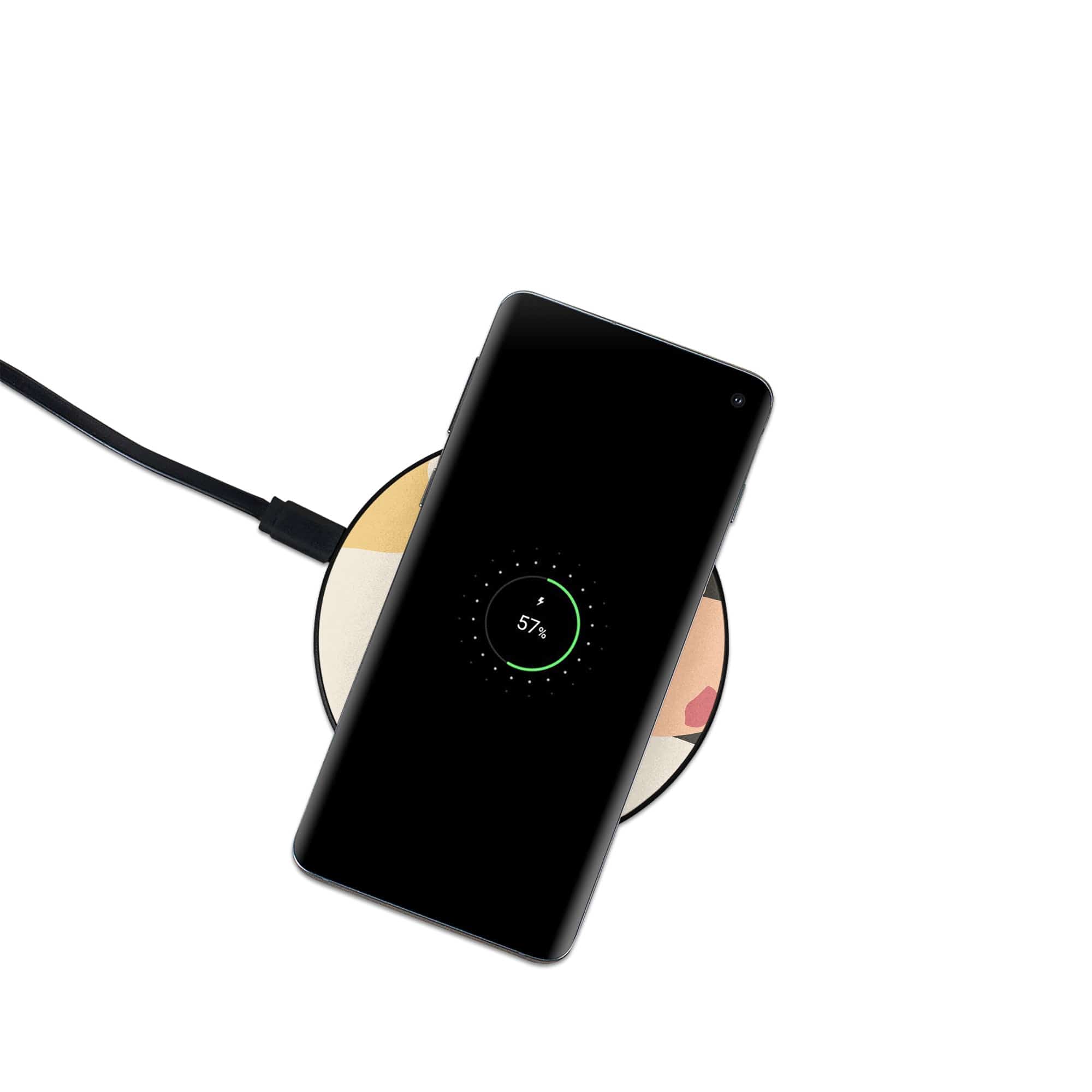 Simply Surreal | Abstract Woman Painting Wireless Charging Pad in Black