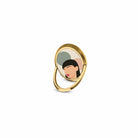 Simply Surreal | Abstract Woman Painting Ring Holder in Gold