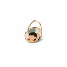 Simply Surreal | Abstract Woman Painting Ring Holder in Gold