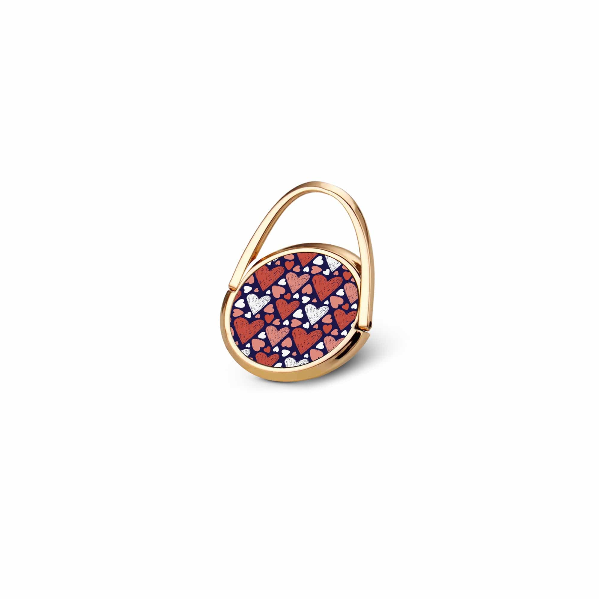 Sketchy Love | Hearts Ring Holder in Gold