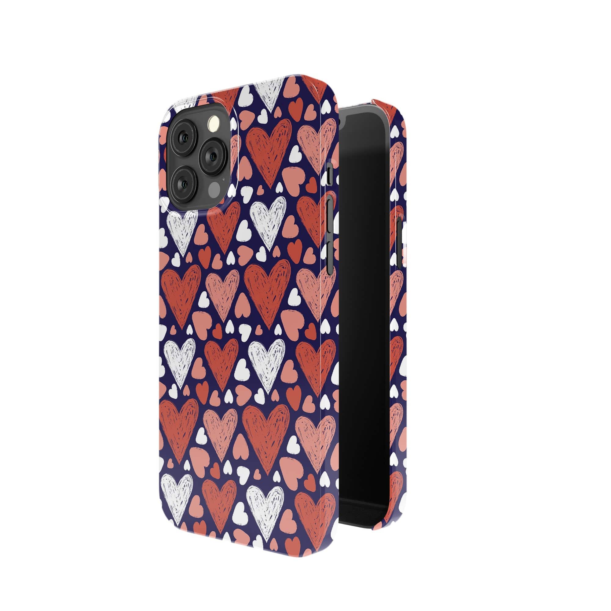 Sketchy Love | Hearts Case Slim for iPhone 7/8 Plus