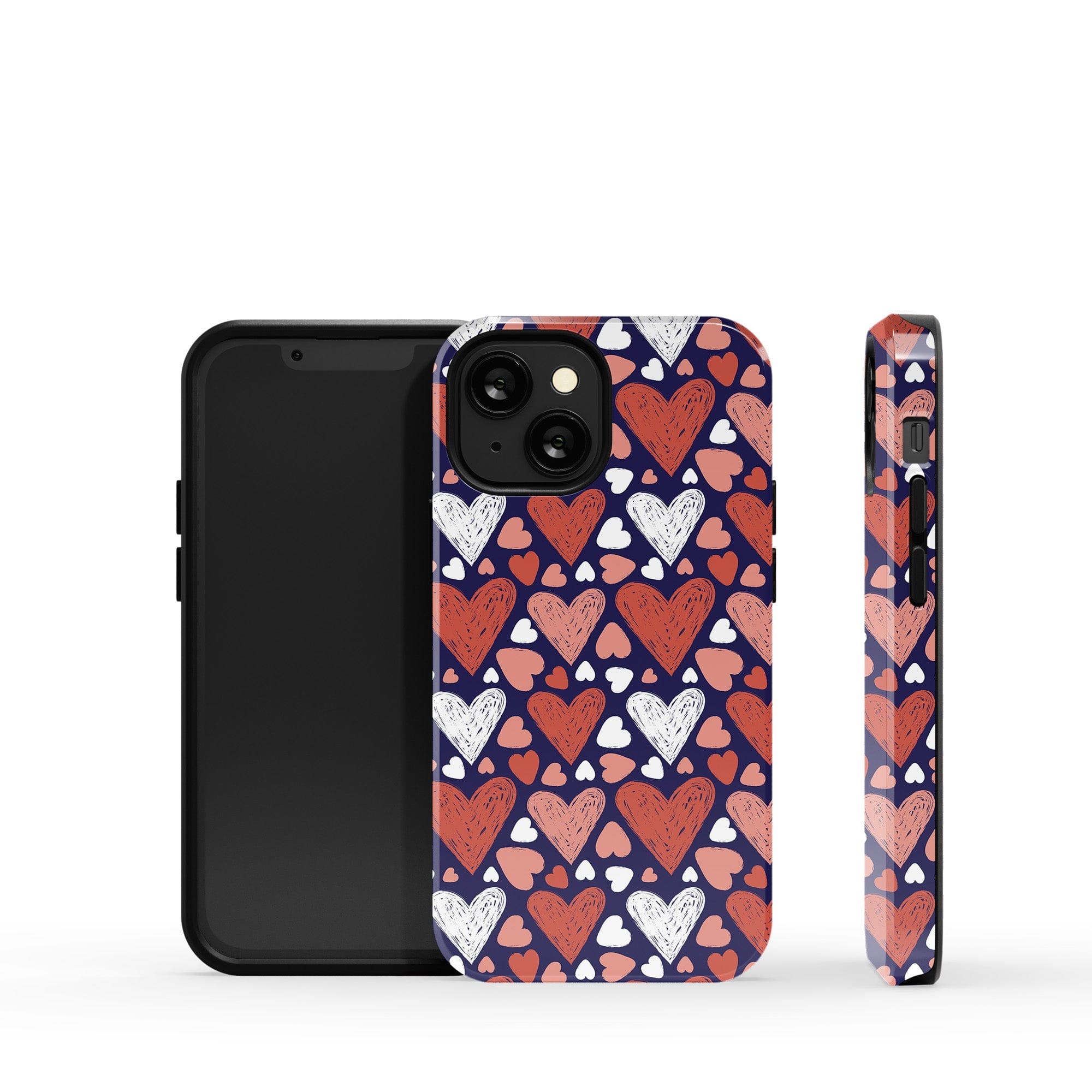 Sketchy Love | Hearts Case Slim for iPhone XS Max