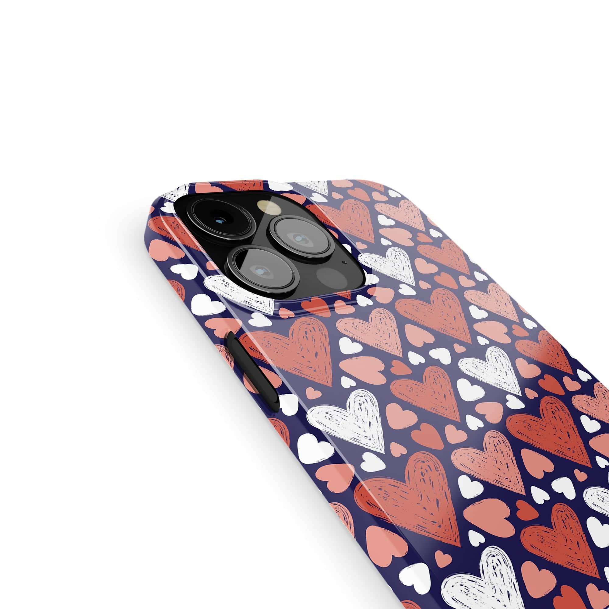 Sketchy Love | Hearts Case Tough for iPhone 13 Pro Max