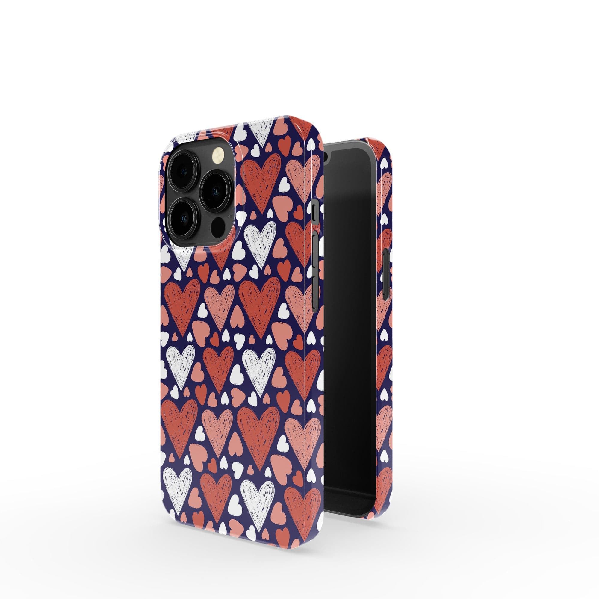 Sketchy Love | Hearts Case Tough for iPhone 12 Pro Max