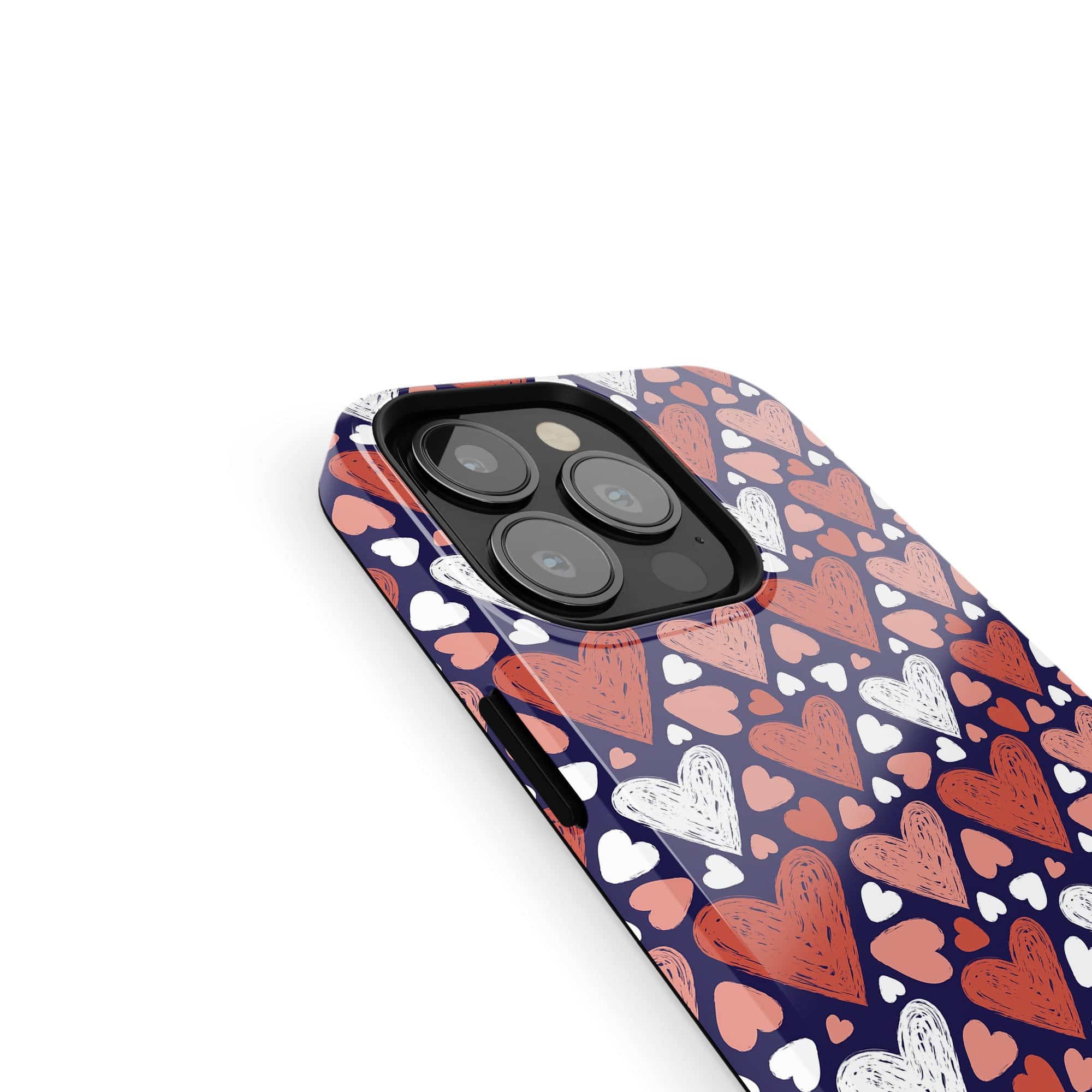 Sketchy Love | Hearts Case Slim for iPhone 12