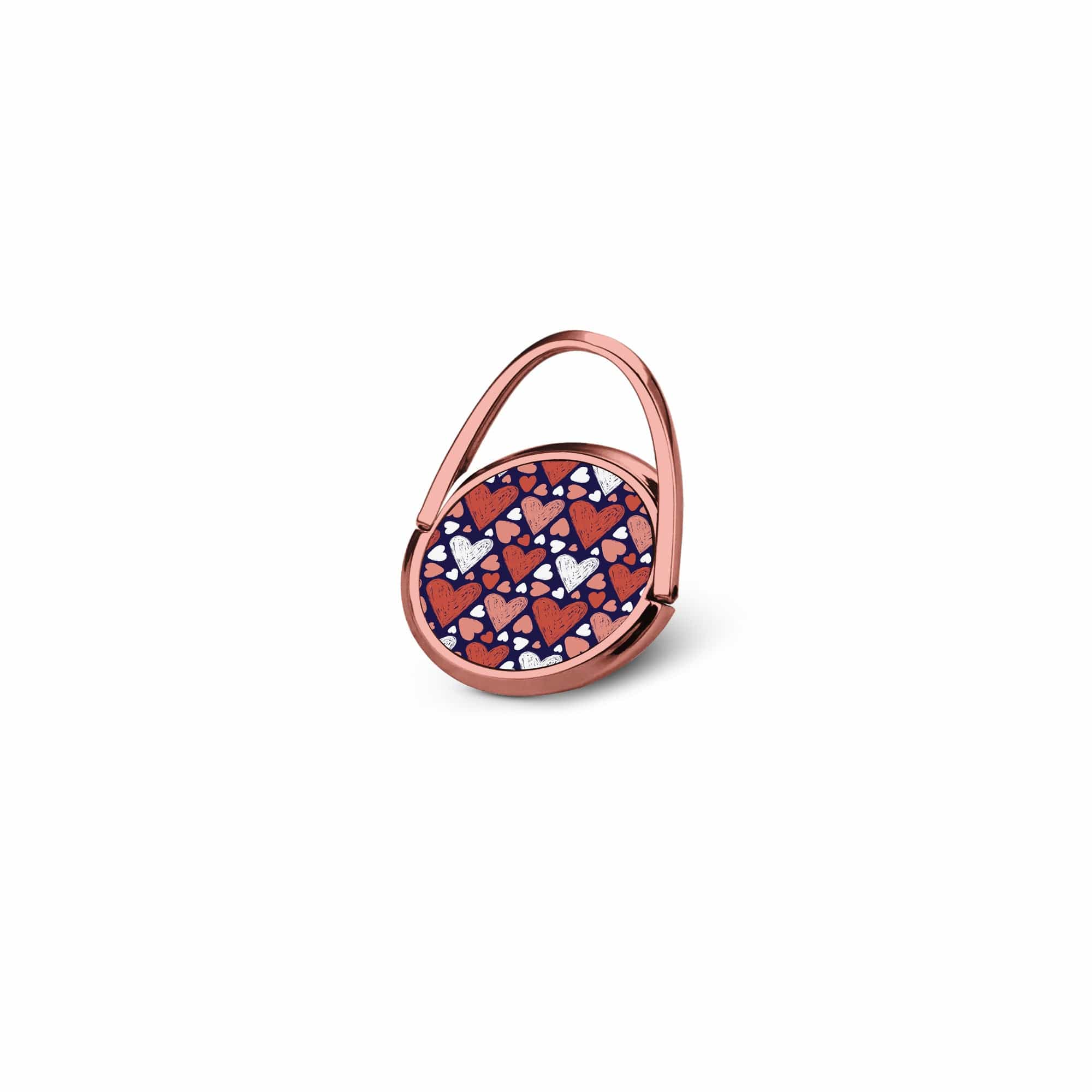 Sketchy Love | Hearts Ring Holder in Rose Gold