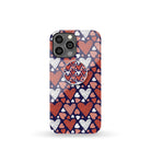 Sketchy Love | Hearts Foldable Phone Grip in White