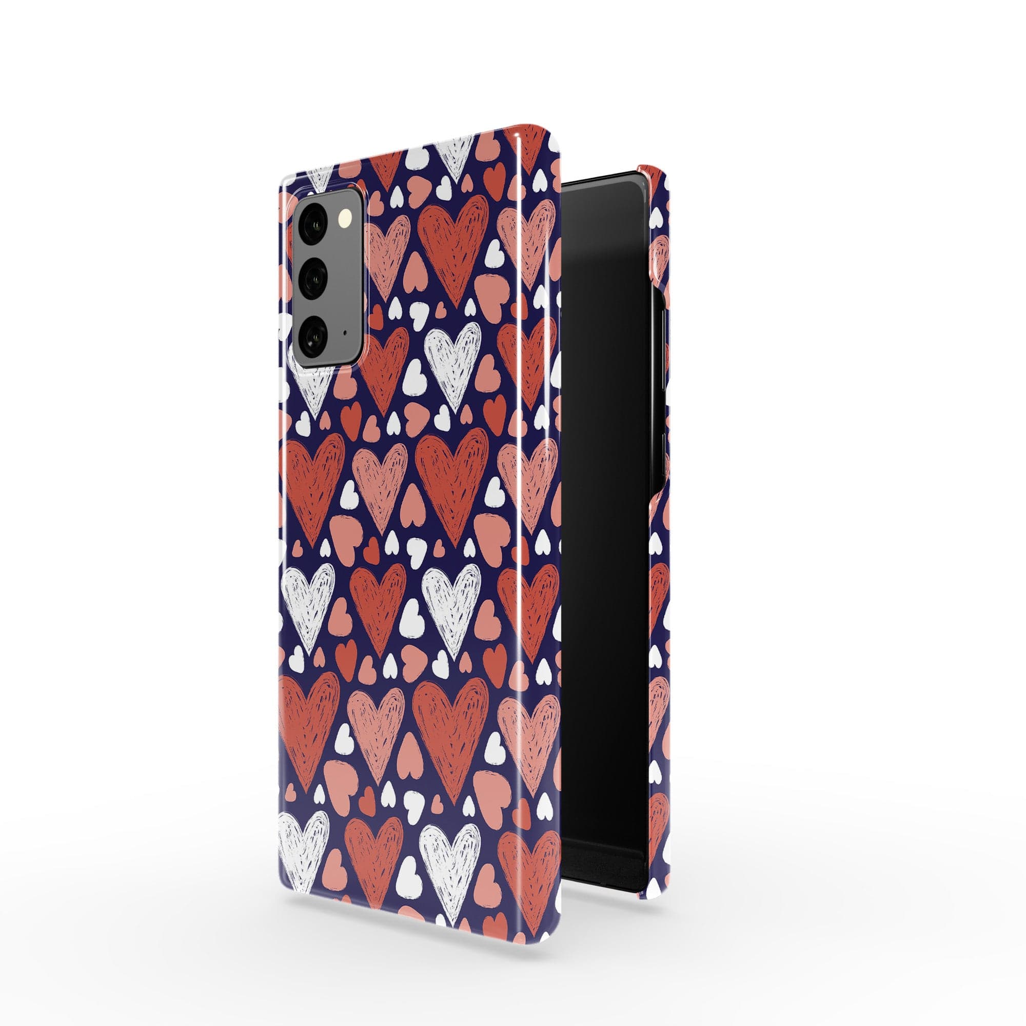 Sketchy Love | Hearts Samsung Case Slim for Galaxy Note 20 