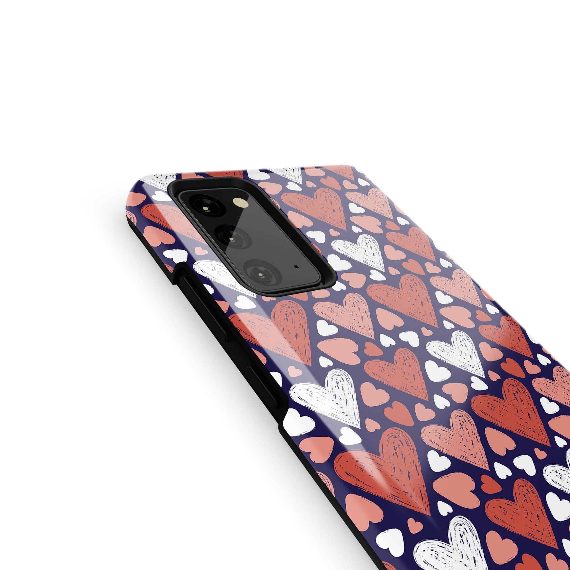 Sketchy Love | Hearts Samsung Case Tough for Galaxy Note 20 