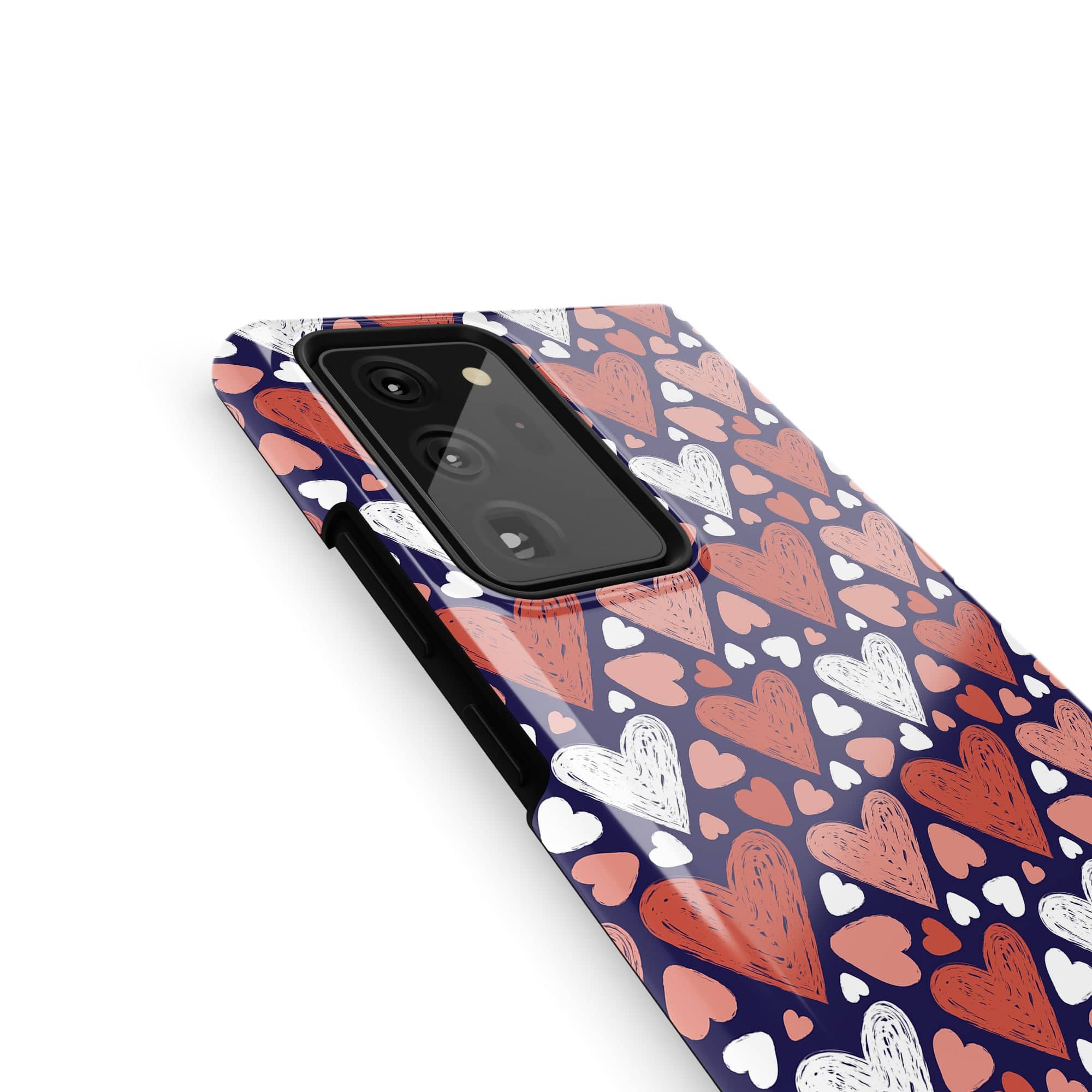 Sketchy Love | Hearts Samsung Case Tough for Galaxy Note 20 Ultra 