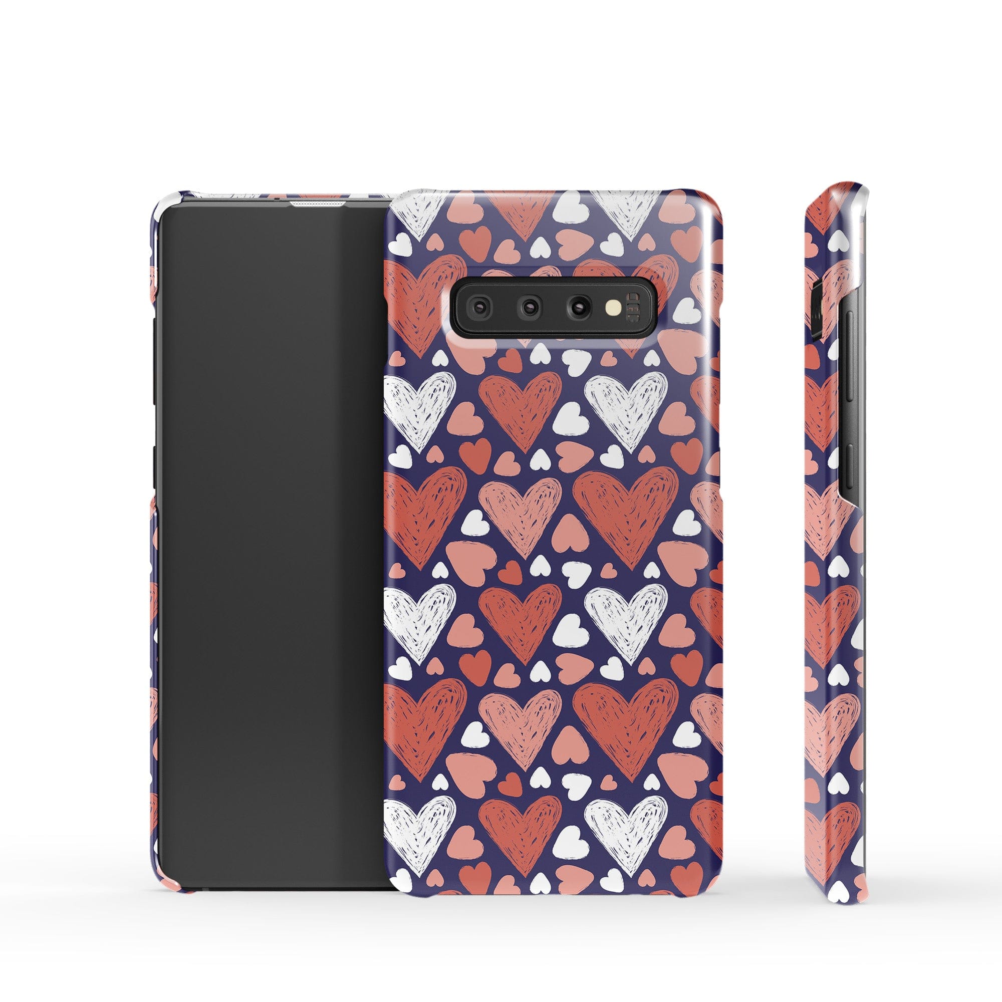 Sketchy Love | Hearts Samsung Case Slim for Galaxy S10 Plus 