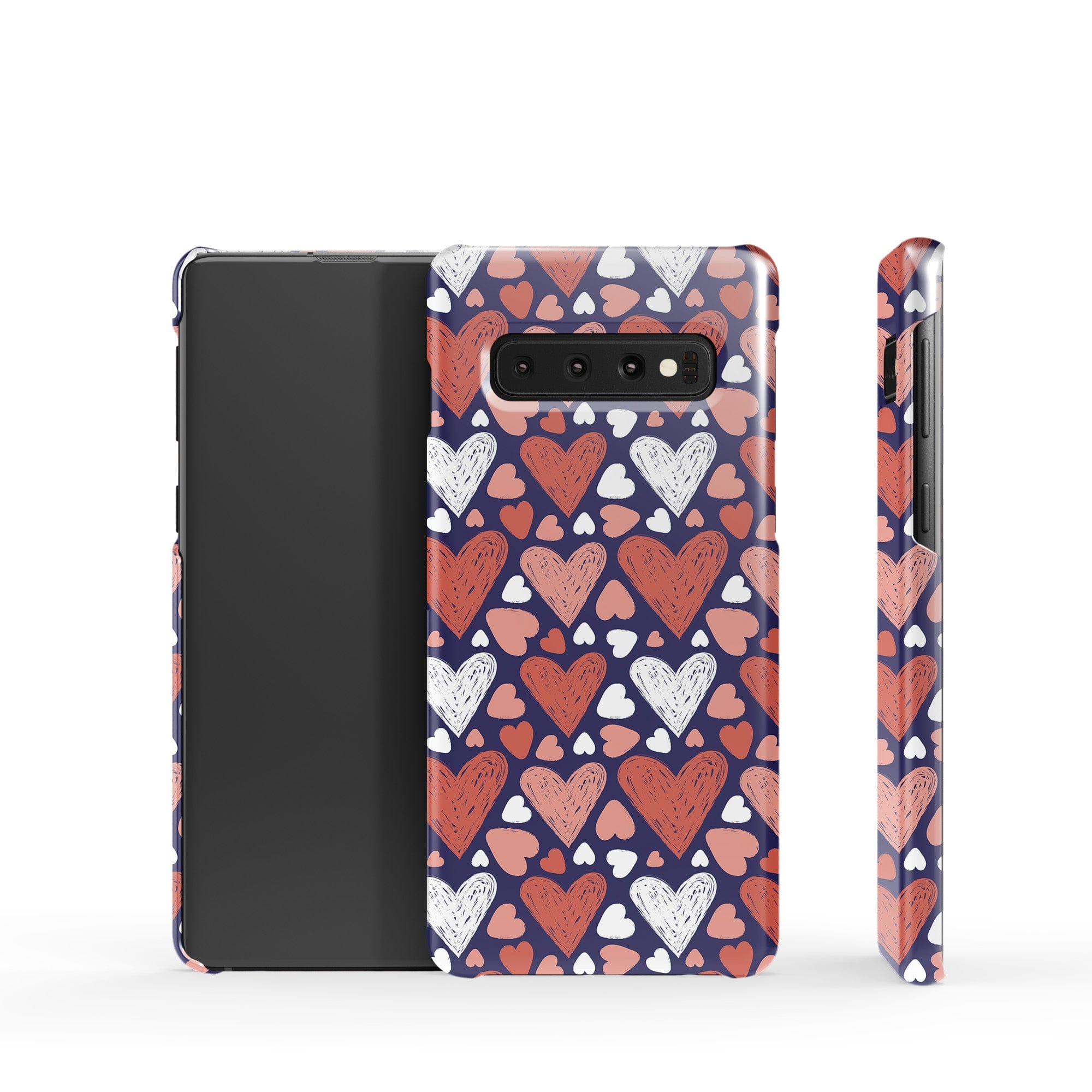 Sketchy Love | Hearts Samsung Case Slim for Galaxy S10 